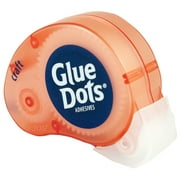 Glue Dots Craft Adhesive Clear for Crafting, 0.375 in, 200 pieces