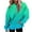 Green, variant on Leesechin Women's Long Sleeve Hoodie Sweatshirt Colorblock Tie Dye Print Tops