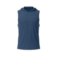 thumbnail image 4 of BRGZLK Boys Athletic Tank Tops 2026 Sleeveless Pullover Hoodies Camisole Summer Breathable Comfortable Sports Workout Basic T-Shirt for Daily Navy 5-6 Years, 4 of 6