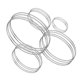 thumbnail image 5 of Anillos de 20 piezas Dreamcatcher, 2 pulgadas 3 pulgadas 4 pulgadas 5 pulgadas 6 pulgadas, anillos de metal de guirnaldas de bricolaje para el día de, 5 of 8