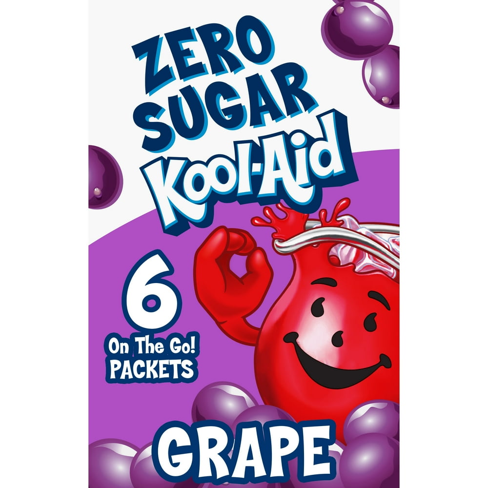 KoolAid Grape Zero Sugar Artificially Flavored Powdered Soft Drink Mix