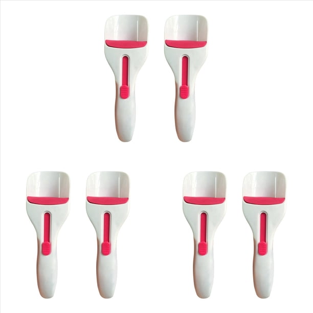 Cuchara de Distribución de Masa para Pasteles de 6 Piezas, Botón Deslizante de un Toque Que Dispensa Masa, Herramienta para Hornear Dispensador de Masa