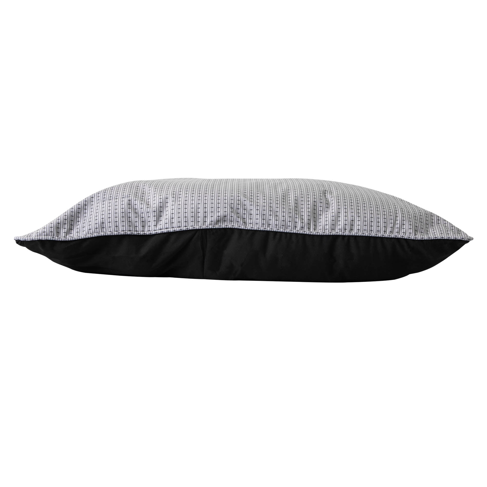 Petmate Plaid Pillow Dog Bed, Cat Bed, 27 x 36 Inches, Machine Washable, Assorted Mocha or Gray