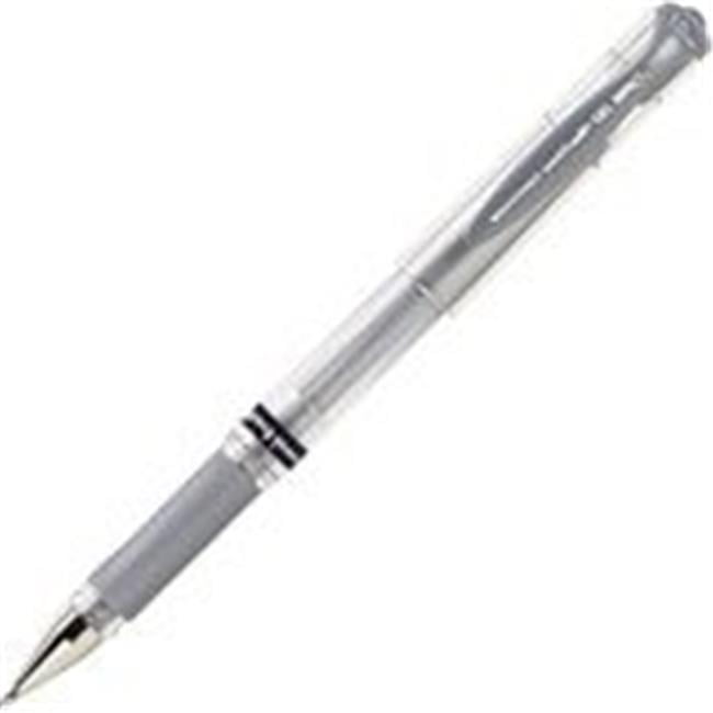uni-ball UBC60758 1.0 mm Impact Gel Pen - Metallic Silver