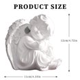 thumbnail image 2 of Cute Angels Sculpture Handicrafts Little Girl Angel Escultura para escritorio Estantería, 2 of 9