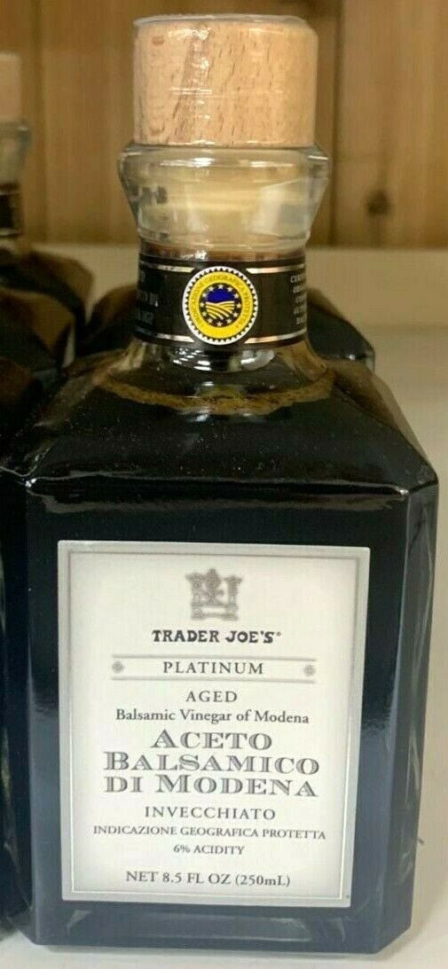 Trader Joe's Platinum Aceto Balsámico Di modena Balsamic Vinegar 8.5 fl