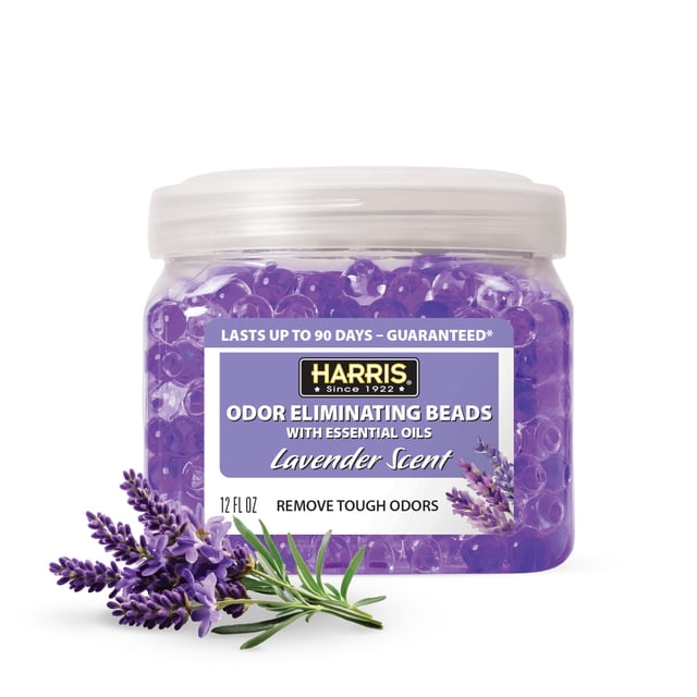 Perlas de gel eliminadoras de olores HARRIS lavanda 355 ml
