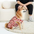 thumbnail image 5 of Pofeuu Strawberries Print Dog Clothes Fashionable Sleeveless Pet Vest Cotton Dog Shirt, Ideal for Small, Medium, and Large Breeds-4X-Large, 5 of 7