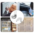 thumbnail image 2 of MYG 17mm Tubular Cam Lock Cabinet Desk Turn 2 Key Pull Keyed Alike Mailbox Drawer, 2 of 9