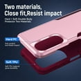 thumbnail image 5 of for Moto G Stylus 5G 2022 Case, with Screen Protector,[ Grade Drop Tested] Heavy-Duty Tough Rugged Shockproof Protective Case for Motorola G Stylus 5G 2022, Pink, 5 of 6