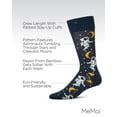 thumbnail image 3 of MeMoi Stellar Moonwalk Astronaut Men's Bamboo Blend Crew Socks - Mens - Male, 10-13, Navy Blazer, 3 of 10
