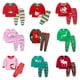 thumbnail image 2 of Conjunto de pijamas de Navidad para niños, ropa de dormir de algodón para bebés, ropa de dormir para niños pequeños, pijama de manga larga, 2 of 4