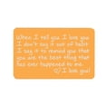 thumbnail image 4 of Minnieouse Tarjetas de metal duraderas: símbolo de agradecimiento y consideración de larga duración o regalo de aniversario ligero naranja C9 Type2 NO2, 4 of 6
