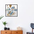 thumbnail image 4 of Cuadros Decorativos 14CT Sello DIY Habitación Costura Navidad Muñeco de nieve Lienzo Punto de cruz (K704) Wdftyju  embutido en tela, 4 of 9