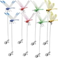 thumbnail image 4 of Deals Clearance! 20PCS Artificial Dragonfly Pole Clips for Outdoors,Dragonfly Hat Clip On,Fake Dragonfly Pole Clip 3D Dragonfly Decor Gardening,Fake Dragonfly Clip,3D Dragonfly Garden Decorative Clips, 4 of 5