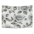 thumbnail image 4 of WOBOGO Rose Pattern in Gray and White Tones Tapestry 60×51in Home Living Room Bedroom Wall Hanging Ornaments, 4 of 10