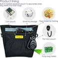 thumbnail image 3 of Raisingwell Dog Treat Pouch with Magnetic Closure 4-Cup Silicone Bag Fanny Pack Holder with Clicker 4 Ways to Wear Front Pocket Fits All Phones Ideal for Leash, Pet Walking and Training（Black）, 3 of 5