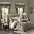 thumbnail image 1 of Ensemble de Chambre 24 Pcs Queen/Taupe, 1 of 9