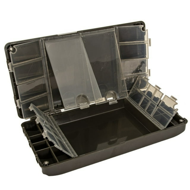 Caja Organizadora de Aparejos de Pesca Cajas de Almacenamiento de SeñUelos de Peces Flotantes Caja de Aparejos de Terminal Caja de Contenedores ABS