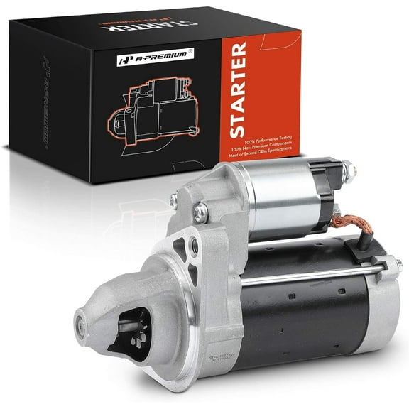A-Premium Starter Motor Compatible with Toyota Tundra 2005-2014 V6 4.0L, 4Runner 2003-2009 V6 4.0L, 12V 1.6KW 10-Tooth Clockwise, Replace# 28100-31040, 428000-1240