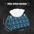 thumbnail image 6 of Lsque Various Lights Printed Long Tissue Box Cover Holder, Facial Paper Organizer Dispenser,Triangle with Bottom Belt, PVC Leather Decorative Organizer, 6 of 9