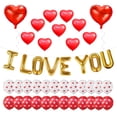 thumbnail image 1 of Ensemble de Décorations de la Saint-Valentin Kit de Ballons « Je t'Aime » Ballons en Latex en Forme de Cœur Ballons en Latex en Forme de Cœur Décorations de la Saint-Valentin Ballon en Feuille en Forme de Cœur Ballons de la Saint-Valentin Rouges et Blancs, 1 of 8