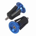 thumbnail image 2 of 1 Pair Aluminum Alloy Bike Bicycle Handlebar Handle Grip Bar End Plug Cap Parts(Blue), 2 of 4