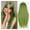 Green, variant on Wig, women's bangs mid split long straight hair set suitable for daily and party use