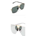 thumbnail image 3 of Polarized Men's Large-Frame Sunglasses Business Driver Driving Glasses (Color : B, Size : Medium), 3 of 4