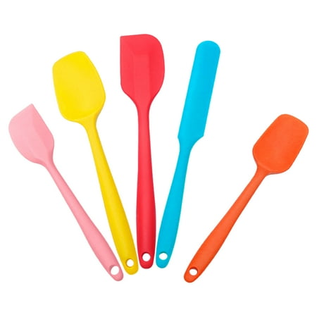 

Chueow 5 Piece Silicone Spatula Set Kitchen Silicone Spatula Utensil Set Knives