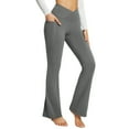 thumbnail image 3 of weskinke Women Leggings High Waist Stretchy Yoga Workout Causal Trendy Pants With Pockets, 3 of 8