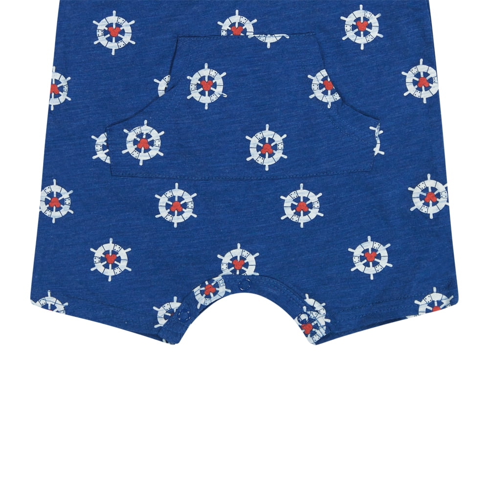 Disney Mickey Mouse Baby Boy Rompers, 2-Pack, Sizes 0-24 Months
