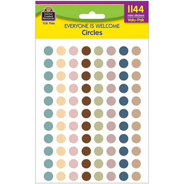 TEACHER CREATED RESOURCES (6 PK) Cercles MINI Autocollants PK