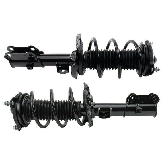 TRQ Front Strut & Coil Spring Assembly Set Driver & Passenger Sides Fits Select 17-19 Hyundai Elantra