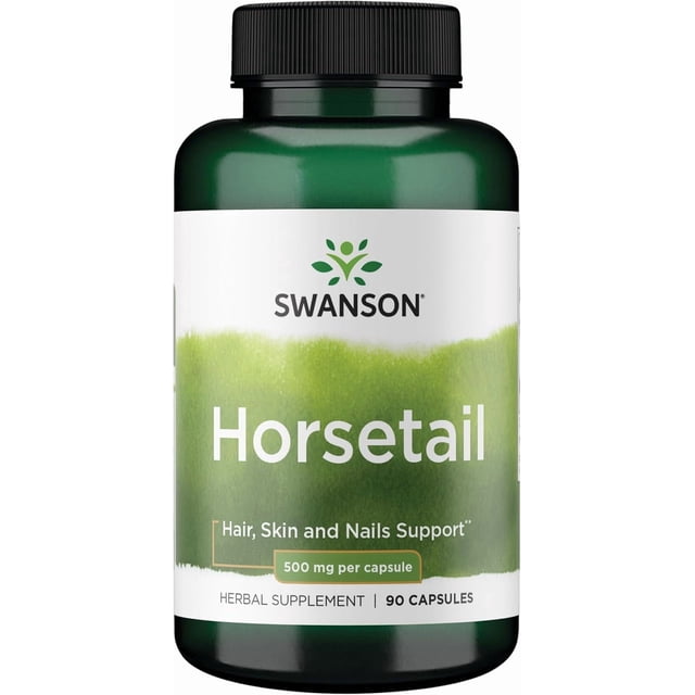 Swanson Suplemento de Horsetail 500 mg, 90 cápsulas
