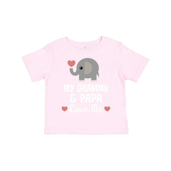 Inktastic Grammy and Papa Love Me Grandchild Boys or Girls Toddler T-Shirt