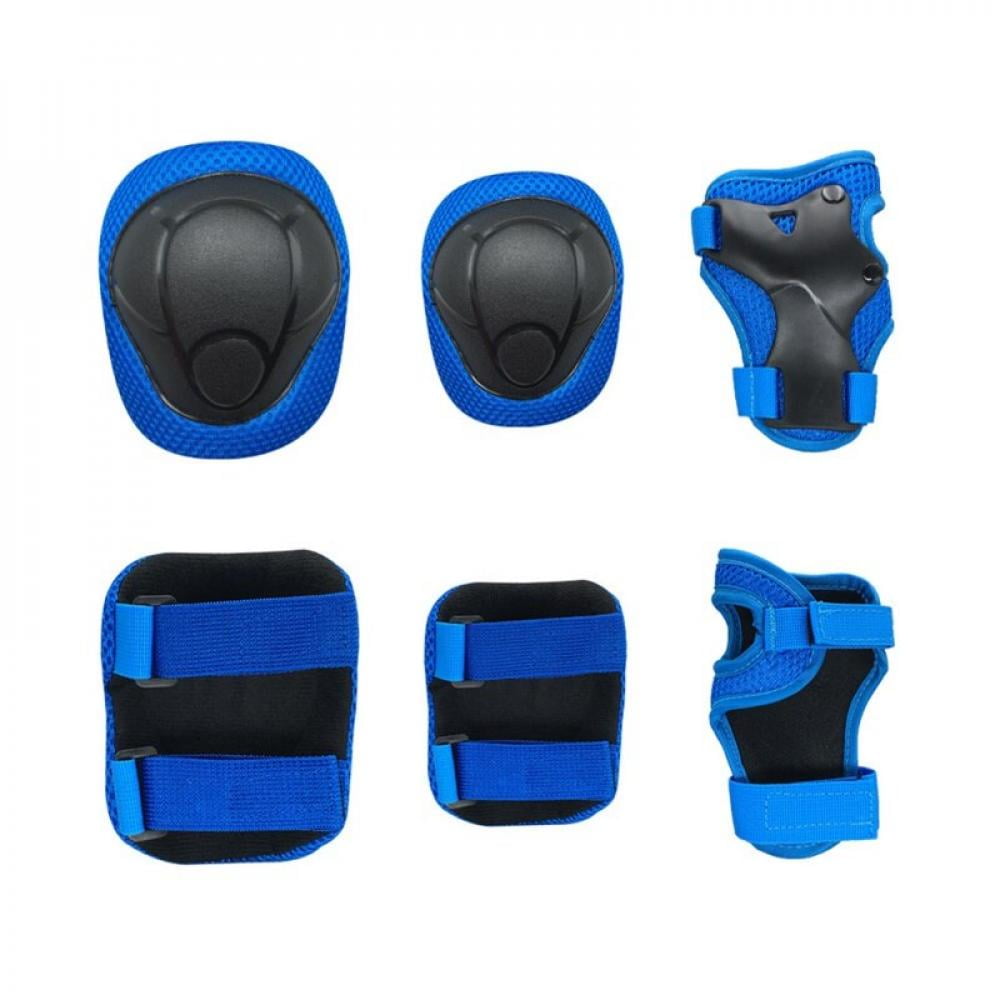 Cycling and Other Extreme Sports Kids/Youth Knee Pads Adjustable Elastic Band Breathable and Lightweight Buid-in Shock Pads 6-in-1 Sports Knee Available for Skating Safety Protective Gear