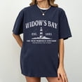 thumbnail image 2 of Halloween Lover Gift, Widow Bay Tourist T-Shirt, Funny Retro Horror TV Graphic Tee, Vintage Haunted Town Travel Shirt, Fall Apparel, 2 of 5
