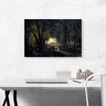 thumbnail image 2 of ARTCANVAS Forest Path Near Spandau Canvas Art Print by Carl Blechen - Size: 26" x 18" (1.50" Deep), 2 of 9