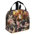 thumbnail image 2 of Cute Cartoon Anime Lunch Bag With Zipper Waterproof And Reusable Cooler Tote Lunch Box For School/Office/Picnic/Work, 2 of 5