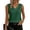 Army Green, variant on Women's Cotton Linen V-Neck Tank Top, Casual Sleeveless Overlap Neck Blouse, Lightweight Textured Summer Shell, Elegant Breezy Tunic for Office and Daily Wear