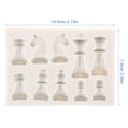 thumbnail image 2 of WRITWAA White Silicone Chess Piece Mold Set, Flexible Reusable Casting Mold with Smooth for Home Crafts, 2 of 8