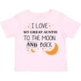 thumbnail image 3 of Inktastic I Love My Great Auntie To The Moon and Back Boys or Girls Toddler T-Shirt, 3 of 5