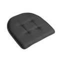 UShaped Memory Foam No Slip Back 17 x 16 Chair Pad Cushion 2 Pack