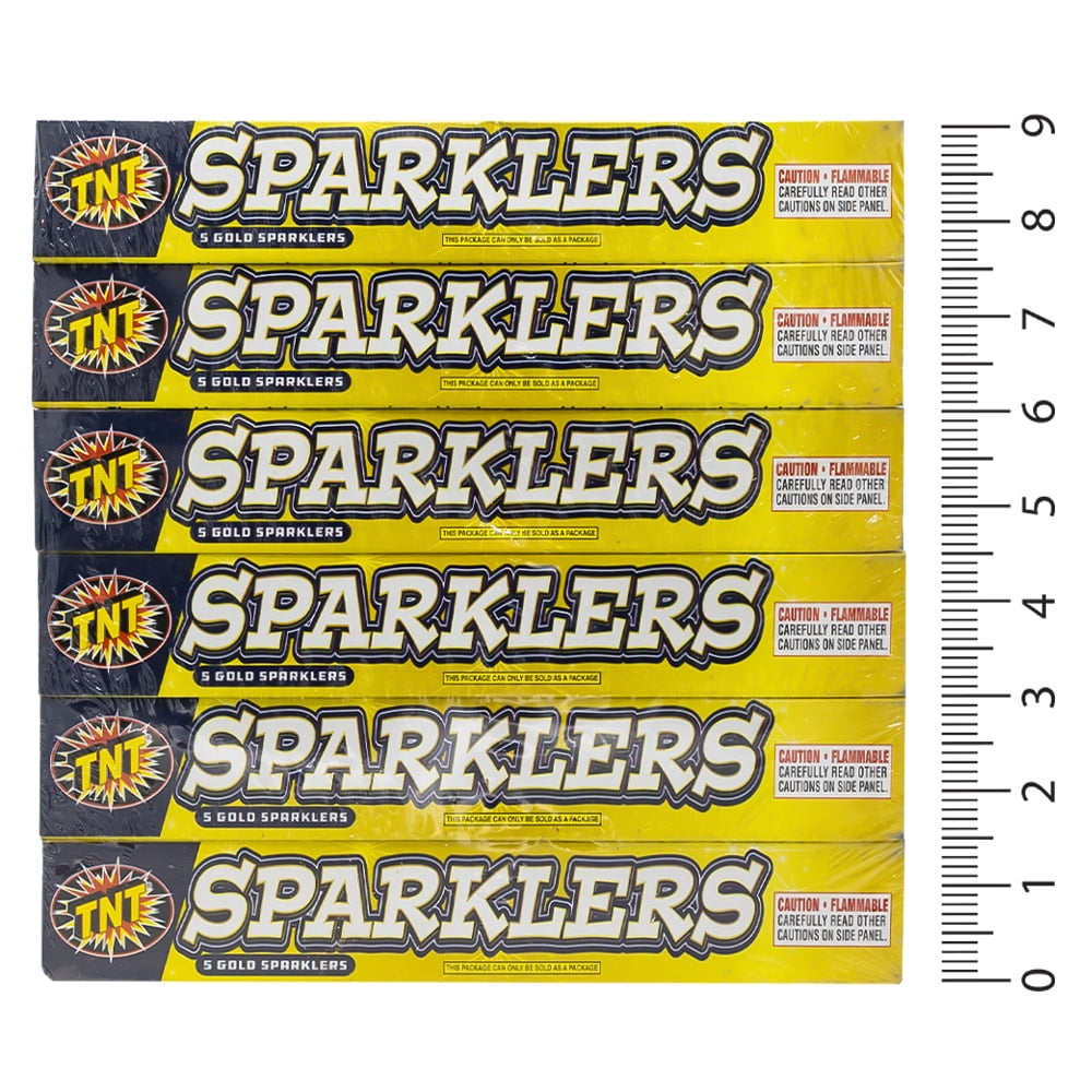 #10 Sparklers, TNT Fireworks, Gold Sparklers, Any Occasion