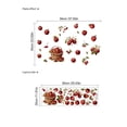 thumbnail image 3 of Adhesivos de pared de PVC con forma de manzana y cereza, fruta fresca, 30 x 90 cm, 3 of 3