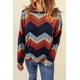thumbnail image 2 of ABPHQTO Sudadera De Mujer Rayas Ondas Multicolor, 2 of 5