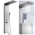 thumbnail image 5 of FLROHA Shower Panel System Top Spray Waterfall Hand Shower Back Spray Panel Wall-Mount Stainless Steel Panel For Home Hotel security, 5 of 9