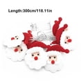 thumbnail image 4 of Xingzhi Strip Light Christmas Themed LED String Lamp Battery Powered Party Banquet Lighting Decor, Santa, 3 Meters, 20 Lights, 4 of 6