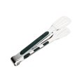thumbnail image 6 of 9-Inch 304 Stainless Steel Kitchen & BBQ Tongs with Non-Stick Silicone Tips, Heat Resistant to 470°F, Locking Mechanism for Easy Storage Green, 6 of 6
